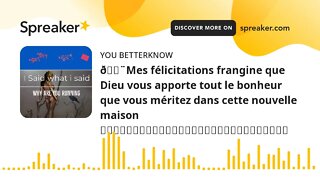 🚨Mes félicitations frangine que Dieu vous apporte tout le bonheur que vous méritez dans cette nouvel