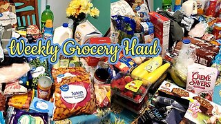 Aldi Haul/ Walmart Haul / Big Lots Haul | Family of 5 | Week of Groceries | Meal Plan for a Week