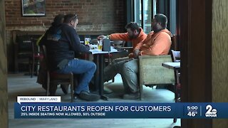 City restaurants reopen for customers
