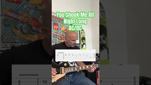 You Shook Me All Night along AC/DC Guitar Lesson + Tutorial #guitar #guitarlessons #acdc