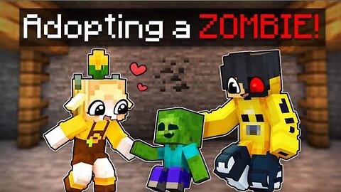 Daisy_ADOP A BABY ZOMBIE IN MINECRAFT