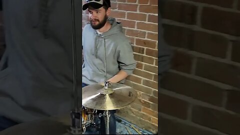 Our drummer playing some Police on a kit he's never played!