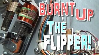 How Did This Flipper Coil BURN UP On A Bally SPACE INVADERS Pinball Machine?