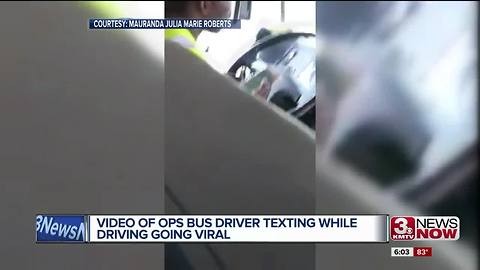 OPS school bus driver fired for texting and driving