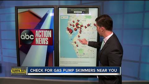 Interactive map: Gas pump skimmers found in Tampa Bay in 2018 | Driving Tampa Bay Forward