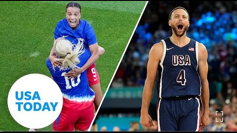 USWNT and US men’s basketball win gold in Paris _ USA TODAY