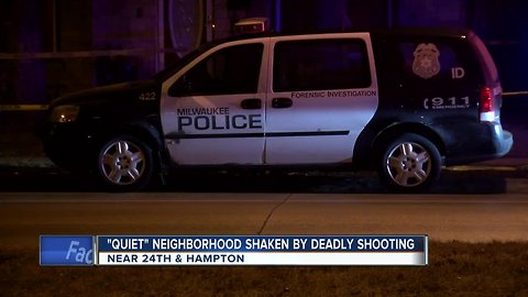 'Quiet' neighborhood shaken by deadly shooting