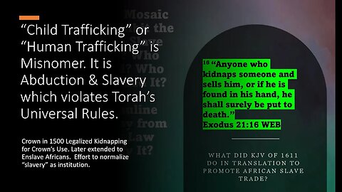 Child Slave trade is Exposed. This Exposure is Attacked by CNN. What Penalty in Torah Applies?