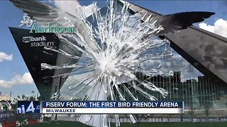 Fiserv Forum is the first bird-friendly arena