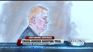 Cross-border shooting trial