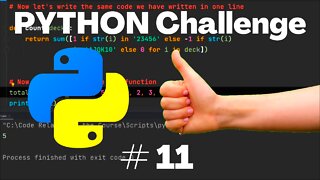 Python Challenge No - 11