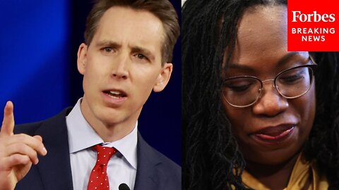 JUST IN: Hawley Confronts Jackson About Lenient Sentences For Convicted Child Pornography Felons