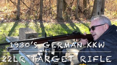 1930’s German BSW KKW 22lr target rifle at the range with Norma tac-22 and Eley Target ammo