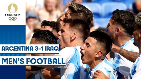 Argentina vs Iraq | Men's football group stage ⚽️ | Paris 2024 Highlights