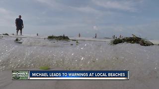 Rip current warning issued in Clearwater Beach after Hurricane Michael