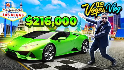 Racing a Lamborghini! - Vegas Vlog | Howmuch?