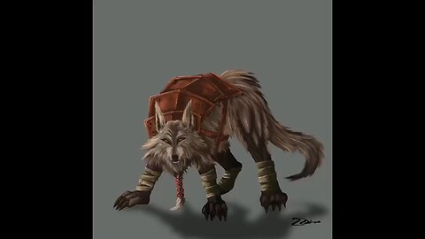 Viking Wolf Concept Timelapse Part 2