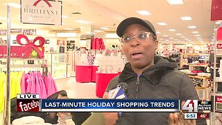 Last-minute holiday shopping trends
