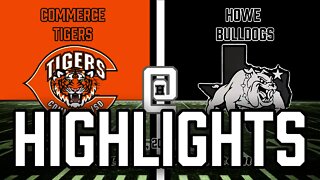 Commerce Tigers at Howe Bulldogs highlights