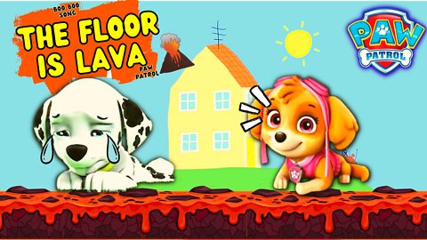 PAW PATROL BOO BOO SONG ep THE FLOOR IS LAVA