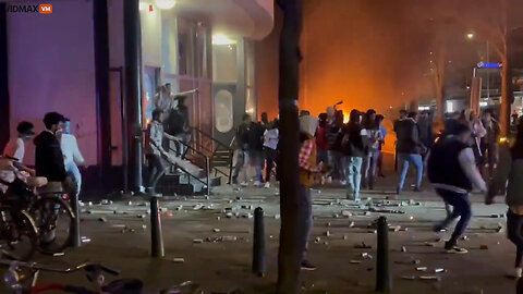 African Migrants In The Netherlands Riot At The Hague…Set Police Cars On Fire, Storm The Opera House