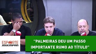 "Palmeiras deu um passo importante rumo ao título", opina Bruno Prado