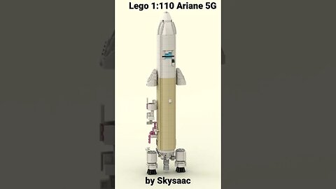 Lego Rocket Ariane 5G - Animation