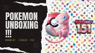 Pokemon Scarlet & Violet - 151 - Trainer Box - Unboxing - Free give away!