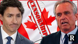 RFK, Jr. SLAMS dictator Justin Trudeau over new fascist censorship laws | Redacted w Clayton Morris