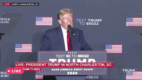 Trump Holds Rally in North Charleston, S.C. - 2/14/24