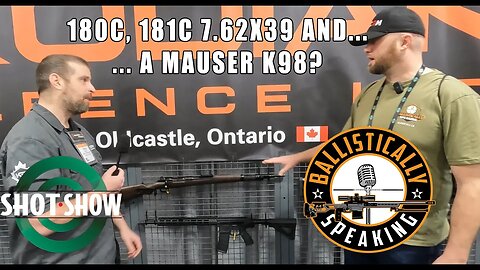 CANADA FIRST: Kodiak Defence at ShotShow 2023 WK180c Gen 2 181C 7.62x39 K9 9mm PCC and a K98 Mauser?