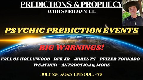 PSYCHIC PREDICTION EVENTS | FALL OF HOLLYWOOD | ANTARCTICA | ARRESTS | PFIZER TORNADO & BIG WARNINGS