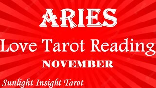 ARIES *Finally Being Together The Way You Always Wanted To Be Together!*💑 LOVE TAROT NOV 2022