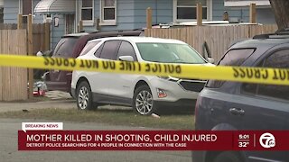 Detroit police searching for 4 people after shooting that left mother dead, 10 y.o. boy injured