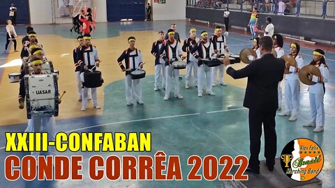 BANDA DE PERCUSSÃO CONDE CORRÊA DE ARAÚJO 2022 NO CONFABAN 2022 - CONCURSO DE FANFARRAS E BANDAS