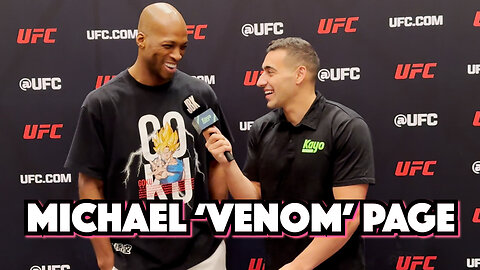 UFC 299 | Michael Venom Page talkes UFC DEBUT and compares UFC vs Bellator