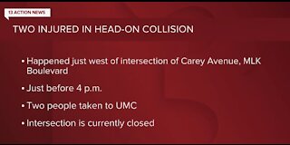 NLVPD: Crash near Carey Avenue, Martin Luther King Boulevard