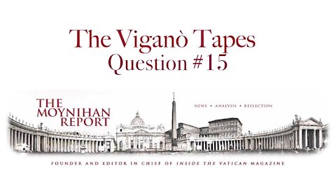 The Vigano’ Series - “Question 15”