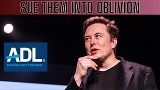 Will Elon Go Through With Suing The Extortion Group Known As The ADL?