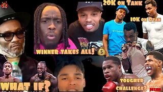 TANK AND RYAN BET FIGHT PURSES 🤣 SPENCE BETS CHARLO 20K TANK WINS😳 JERMELL BACK😤 #davisgarcia 🥊