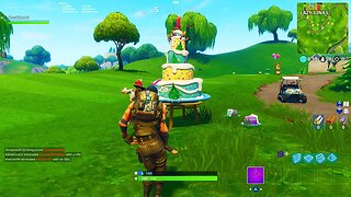 Fortnite "Dance in front of different Birthday Cakes" Locations! Fortnite's 1st Birthday Challenges