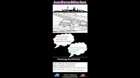 09.09.21 Restart des Autokorso München nach der Sommerpause