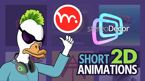 stereoDecor: 2D animation showreel / Moho / animated cartoony characters, logos, video ads