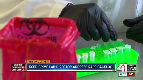 KCPD crime lab director addresses rape kit backlog