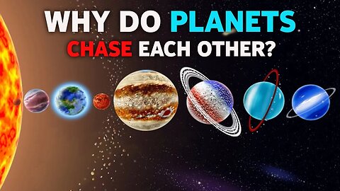 WHY DO SUN, MOON AND PLANETS PURSUE ONE ANOTHER ON THE SAME ORBITAL PLANE? -HD