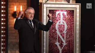 Robert De Niro Gets Standing Ovation After Profanity-laced Tirade Against President Trump