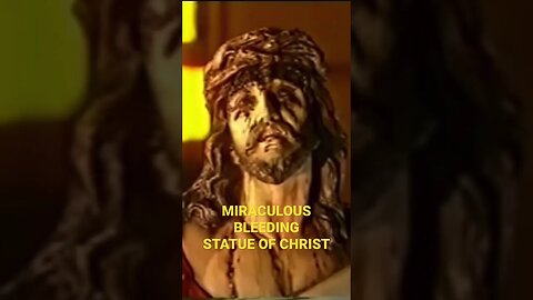 Miraculous bleeding statue tested by science. #shorts #bible #miraculous #catholic #religion