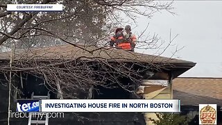 Fire destroys home in North Boston