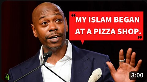 Dave Chappelle Reveals how he found Islam at a Pizza Shop