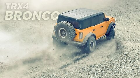 Witness the Thrill 😱TRX4 Bronco Dust-Filled EPIC RC car Slow Motion Video